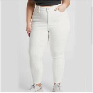 NWT Athleta Sculptek High Rise Ultra Skinny Jean White Size 20X